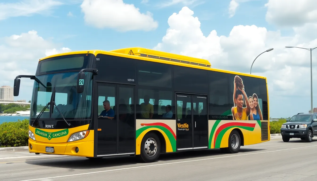 ônibus em Cancún