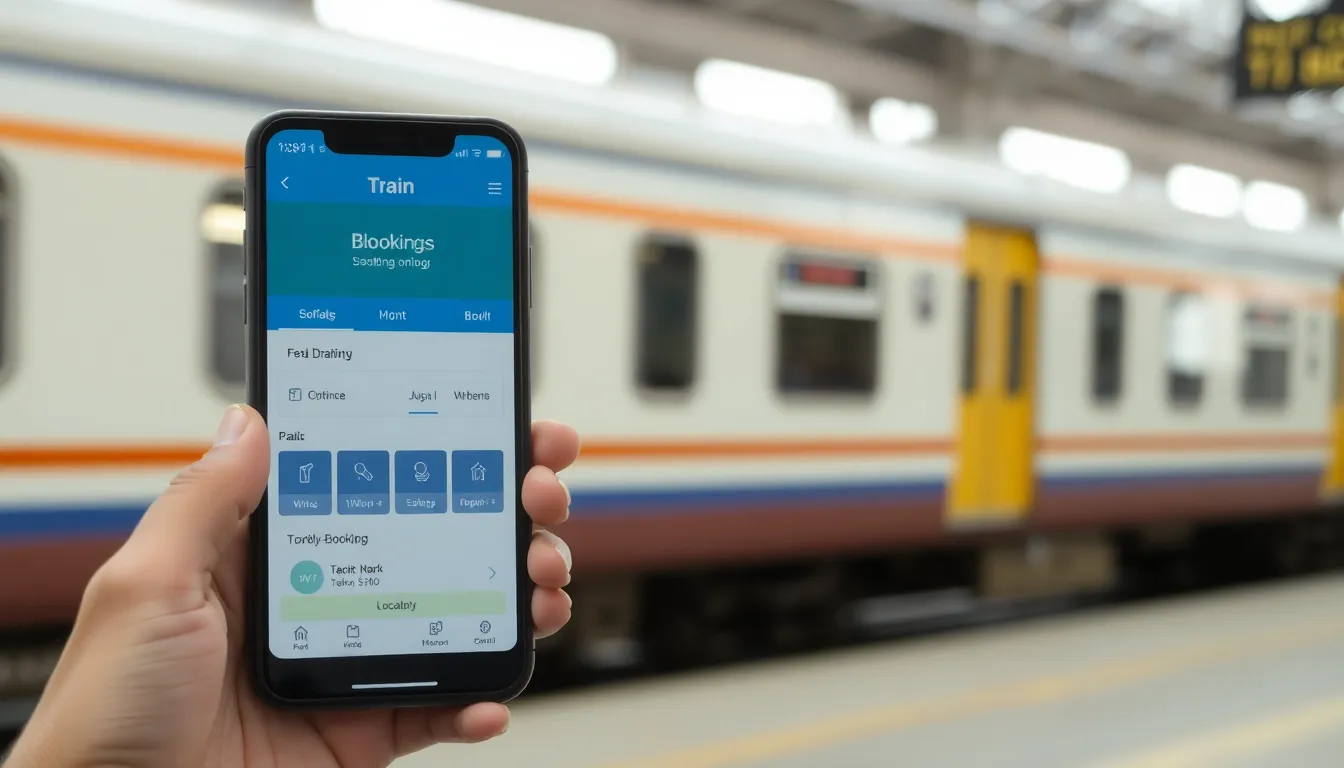 Aplicativos para viajantes de trem na Europa