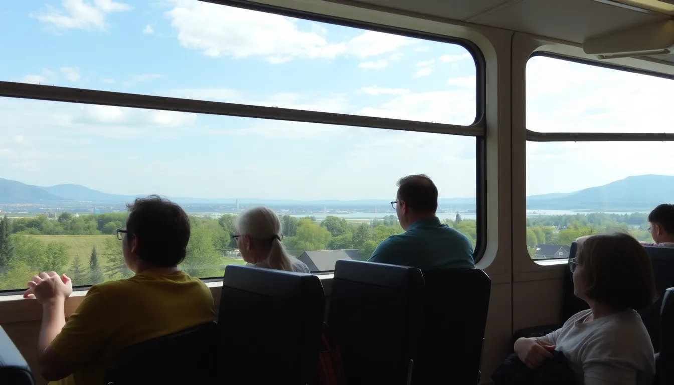 aproveitar viagem de trem de longa distância