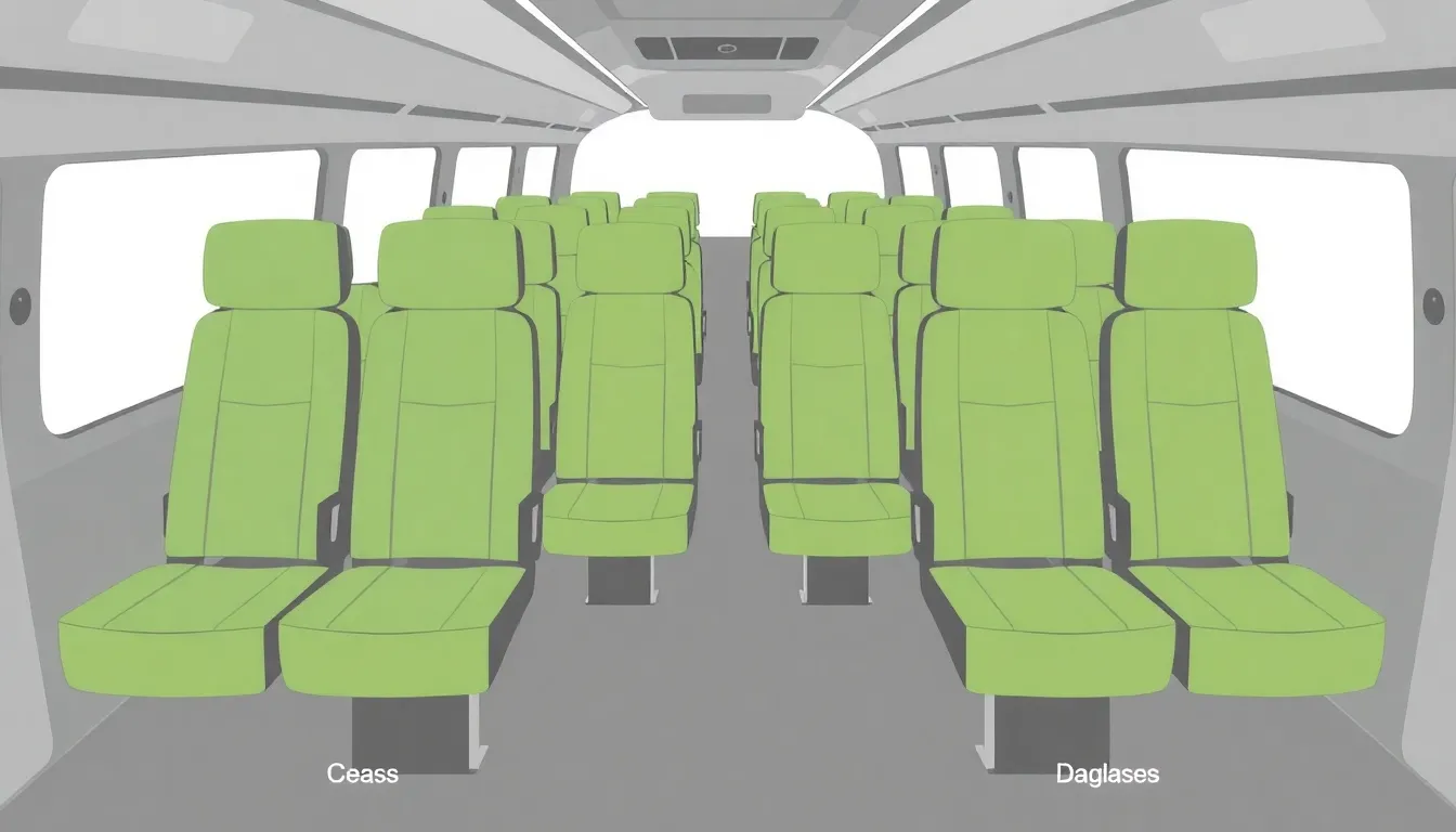 classes e serviços de ônibus