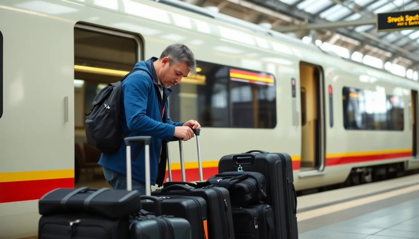 o que levar viagem de trem Europa