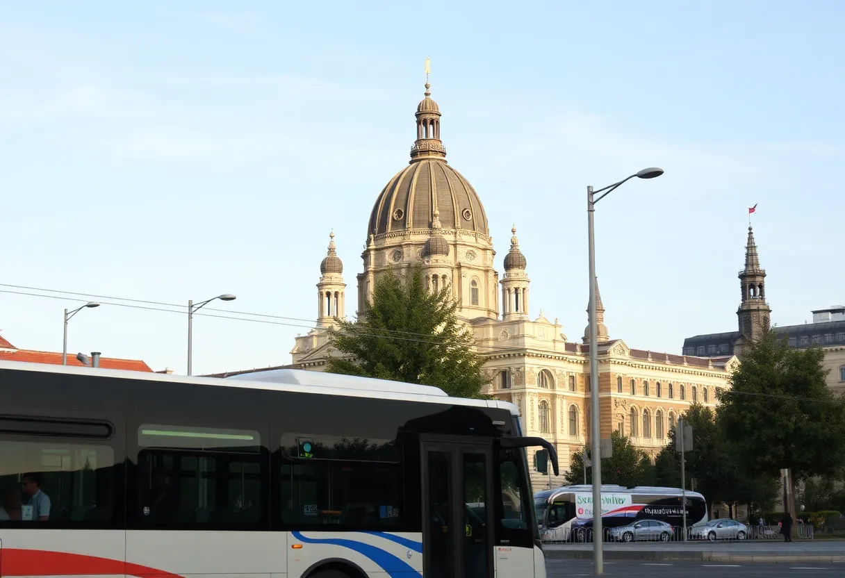 ônibus em Budapeste
