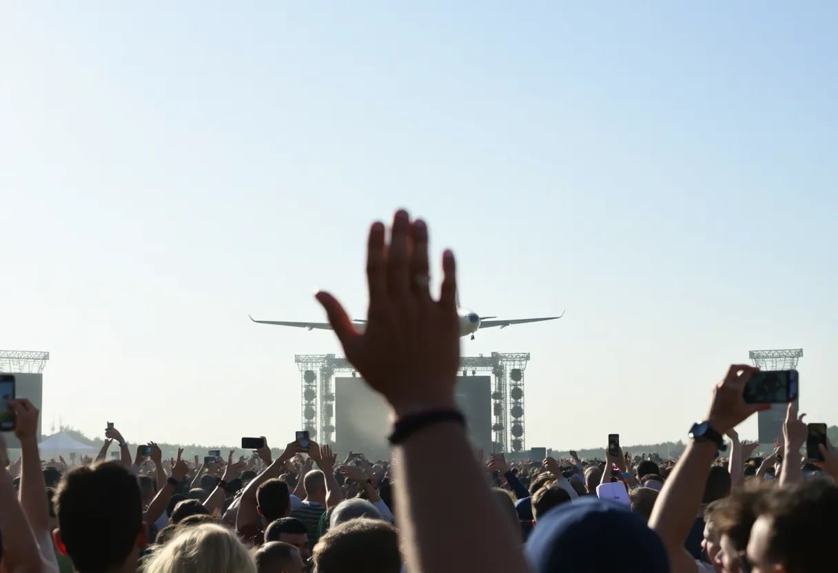 passagens aéreas para festivais de música