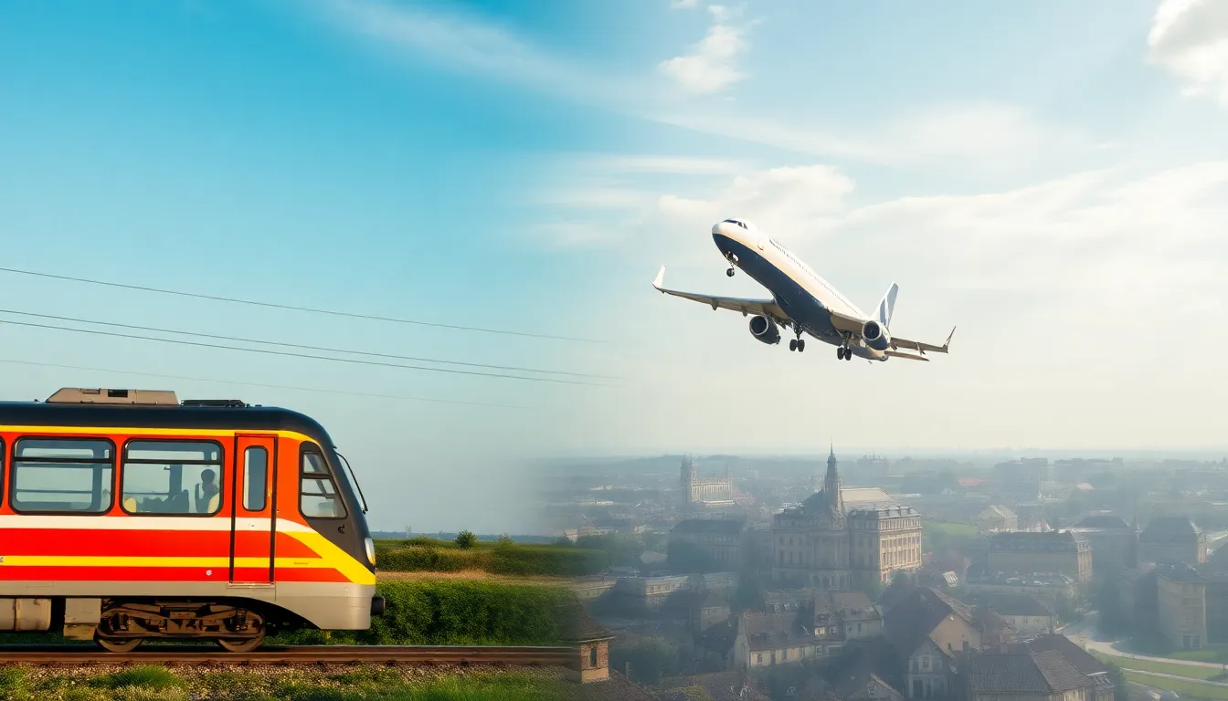 passagens de trem e avião na europa