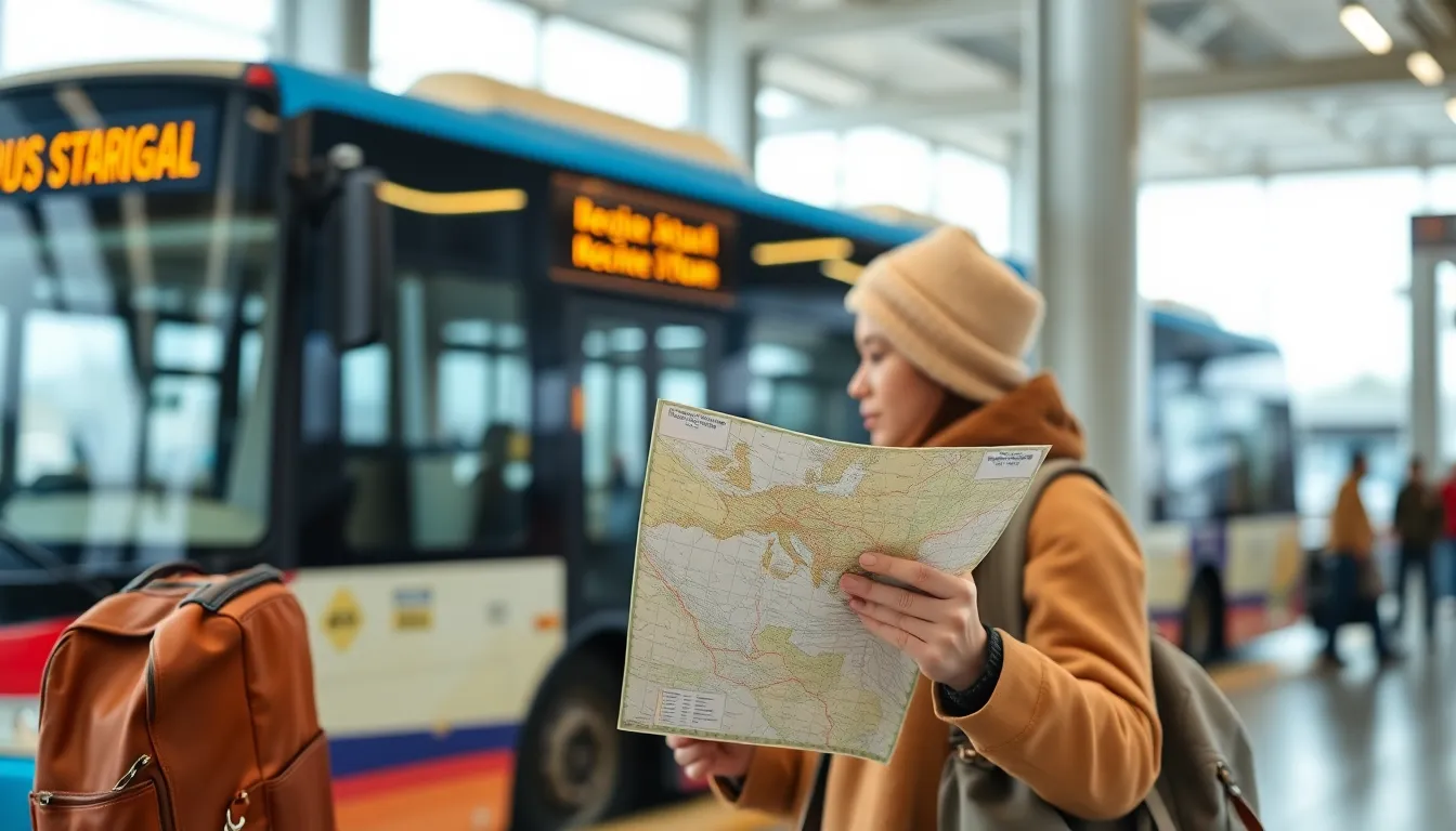 planejar itinerário ônibus Brasil