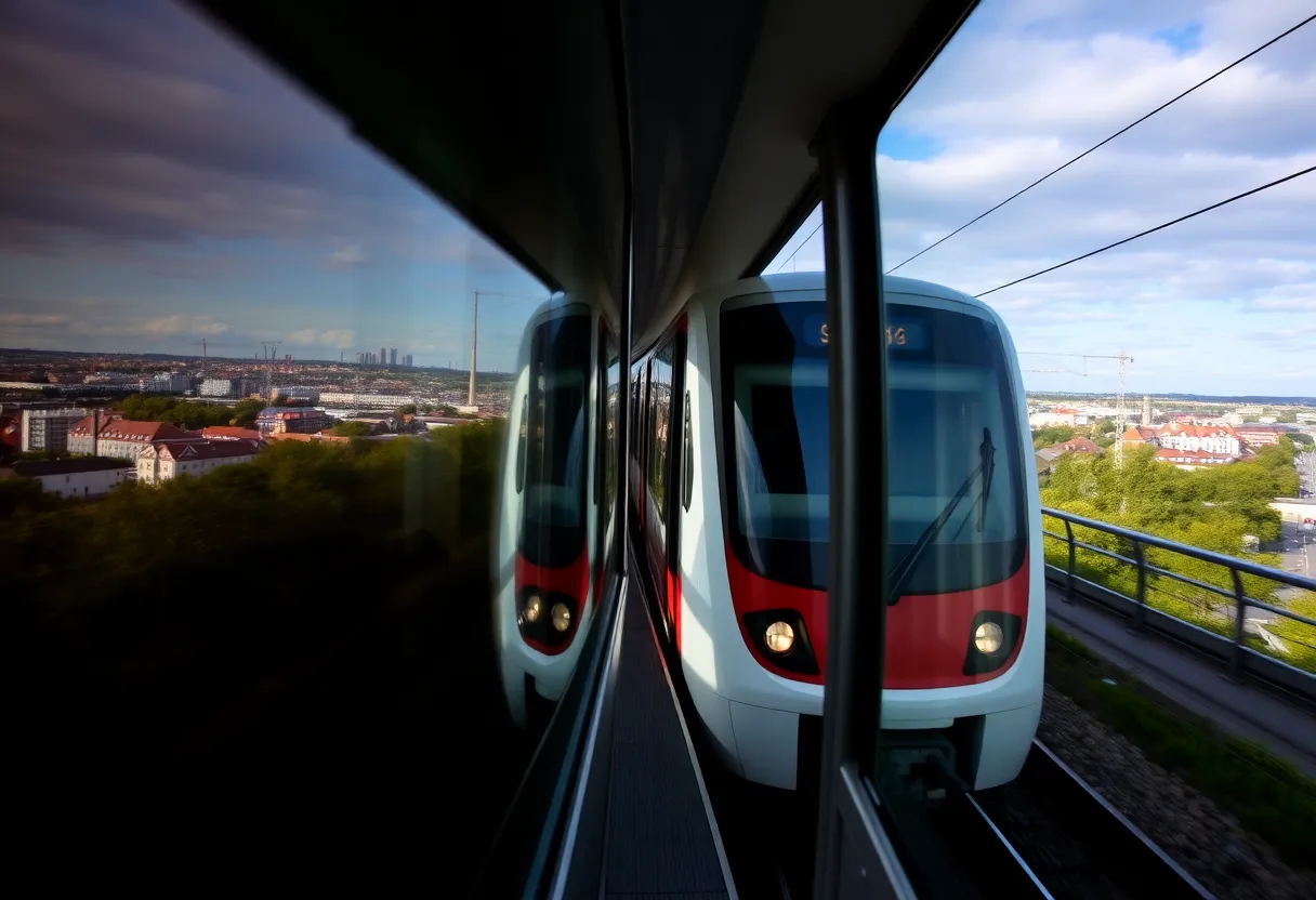 rota Copenhague-Aarhus de trem