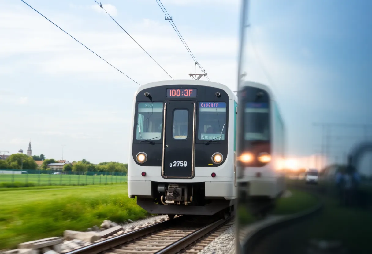 viagem de trem Munique-Viena