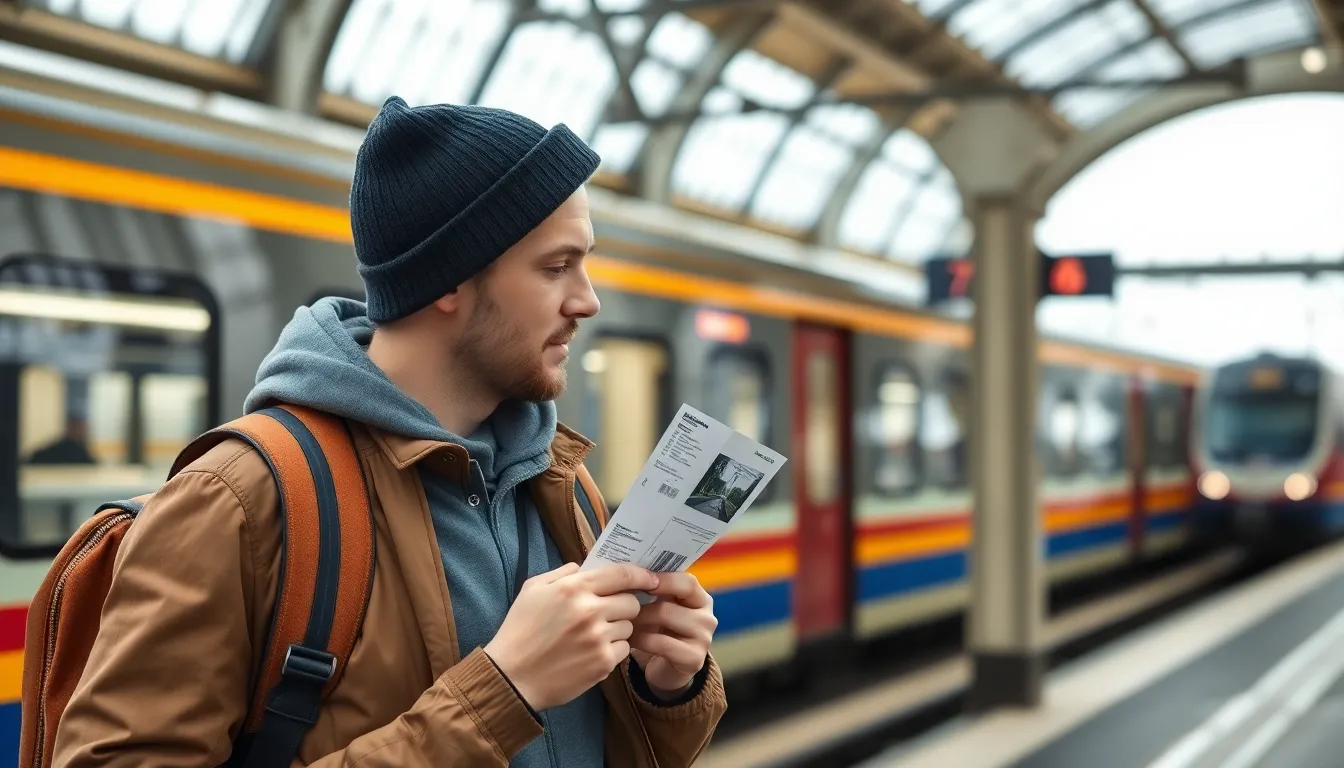 viagem de trem barata Europa