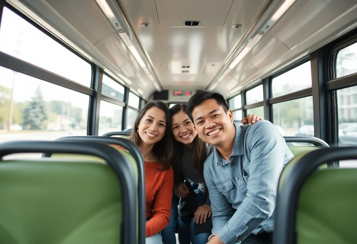 viagens de ônibus com a família