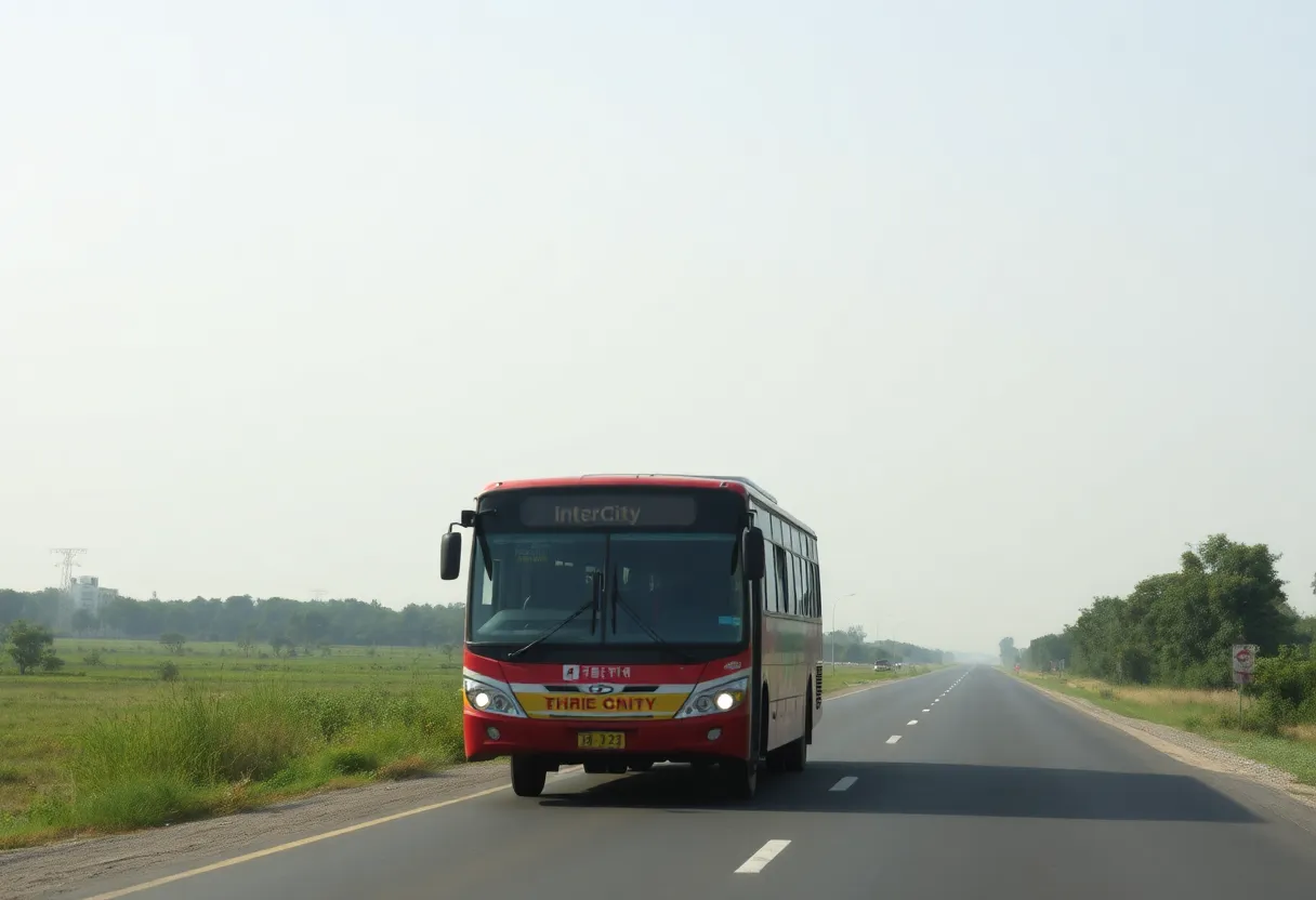 viagens de ônibus pela Índia